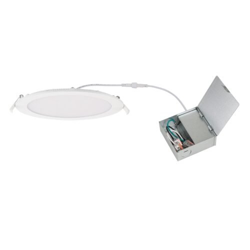 EnviroLite EV814RWMVWH50 8" Round 5000K LED Slim Panel Downlight - Image 4