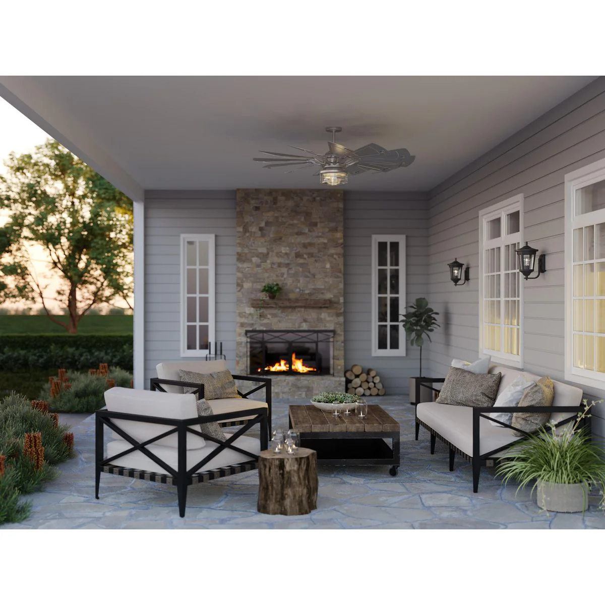 Progress Lighting - P250098-081 - Springer II 60"- 12 Blade Ceiling Fan In Farmhouse Style - Image 3