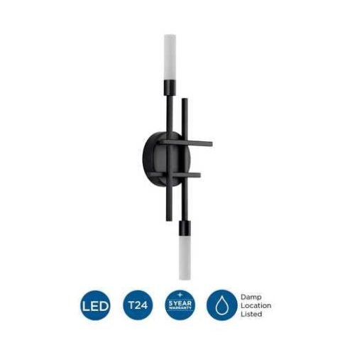 Progress Lighting - P710103-031-30 - Quadrant - 24 Inch 26W 2 LED Wall Bracket - Image 8