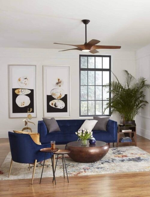 Progress Lighting - P250059-179-30 - Vernal - 60 Inch 5 Blade Ceiling Fan with Light Kit - Image 2