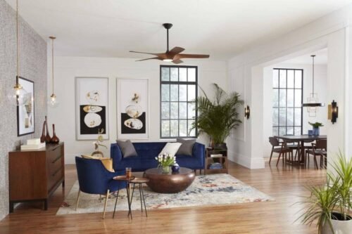 Progress Lighting - P250059-179-30 - Vernal - 60 Inch 5 Blade Ceiling Fan with Light Kit - Image 7