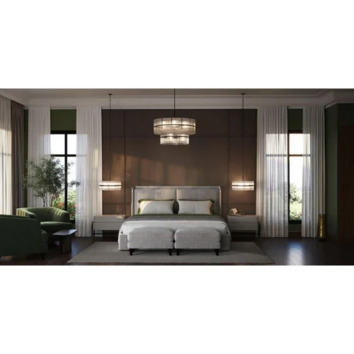 Progress Lighting - P400390-31M - Seville - 9 Light Matte Black Contemporary Chandelier - Image 4