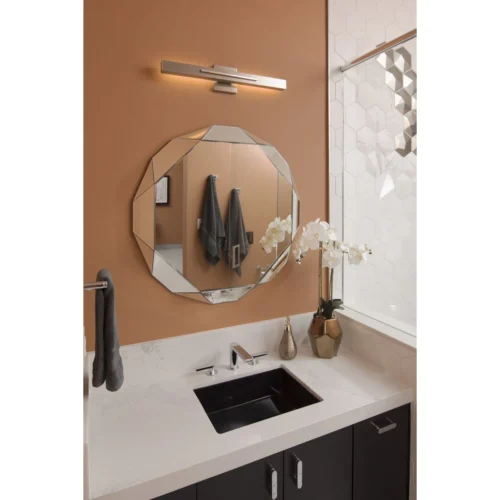 Progress Lighting - P710052-009-30 - Planck LED - Wall Sconces Light - 2 Light in Modern style Brushed Nickel - Image 2
