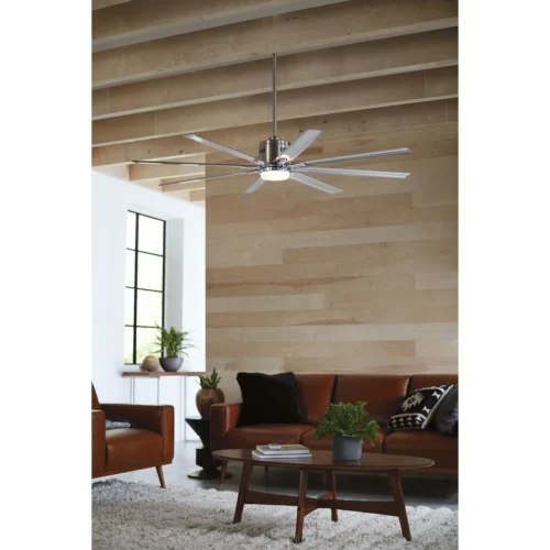 Progress Lighting - P2550-0930K - Vast - Wide - Ceiling Fan 72" - 1 Light - Handheld Remote Brushed Nickel - Image 4