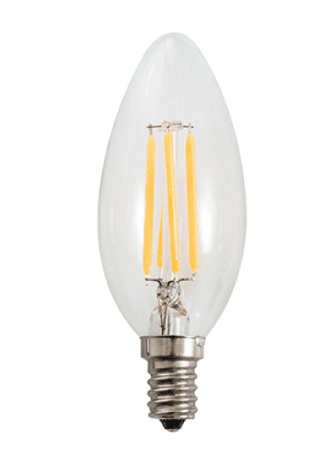 DVI Lighting D34138A LED BULB E12 C35 3000K 420 LUMENS 6 PACK