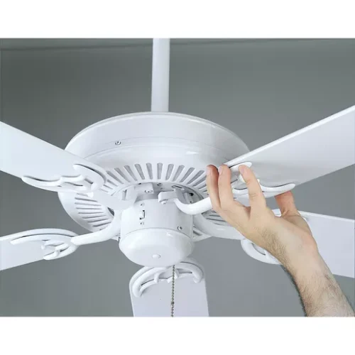 Progress Lighting P2501-30 AirPro Collection Builder 52" 5-Blade Ceiling Fan white - Image 11