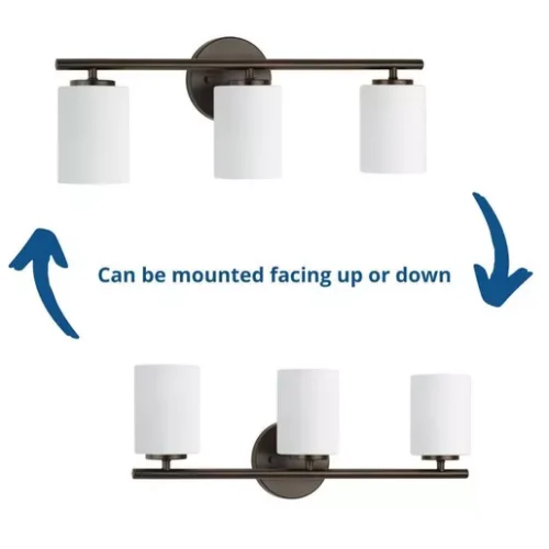 Progress Lighting P2159-20 Replay Collection Three-Light Bath & Vanity Antique Bronze - Image 6