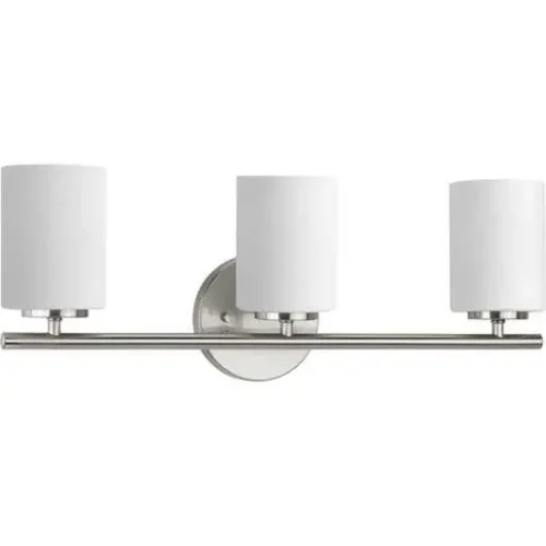 Progress Lighting P2159-09 Replay Collection Three-Light Bath & Vanity Brushed Nickel - Image 12