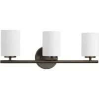 Progress Lighting P2159-20 Replay Collection Three-Light Bath & Vanity Antique Bronze
