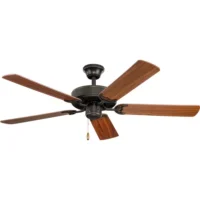 Progress Lighting P2501-20 AirPro Collection Builder 52" 5-Blade Ceiling Fan Antique Bronze
