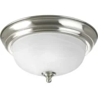 Progress Lighting P3924-09 One-Light Dome Glass 11-3/8" Close-to-Ceiling