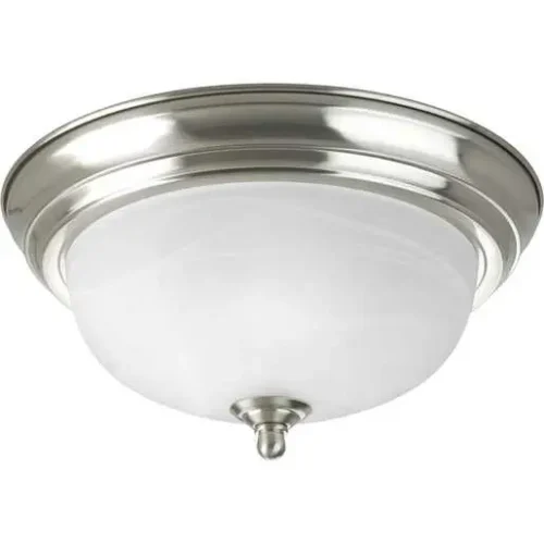 Progress Lighting P3924-09 One-Light Dome Glass 11-3/8" Close-to-Ceiling