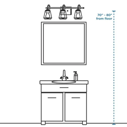 Progress Lighting P2159-09 Replay Collection Three-Light Bath & Vanity Brushed Nickel - Image 11